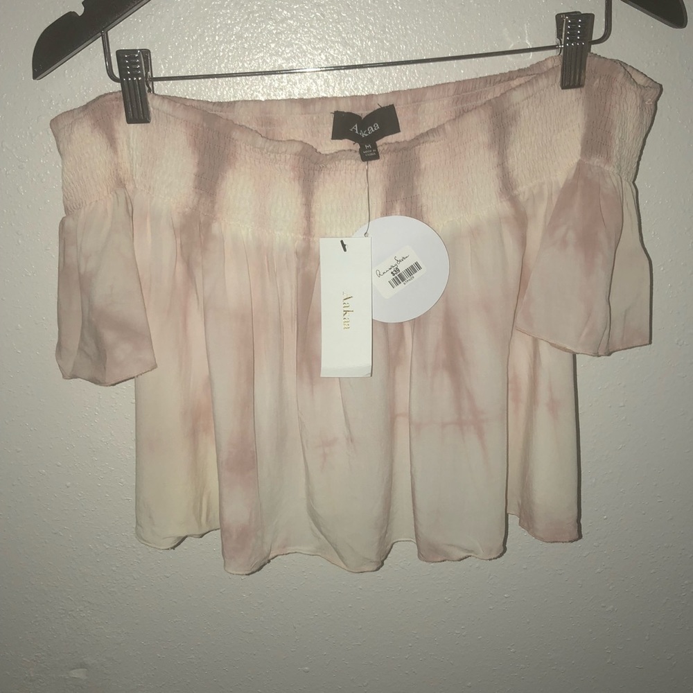 NWT Off The Shoulder Crop Top